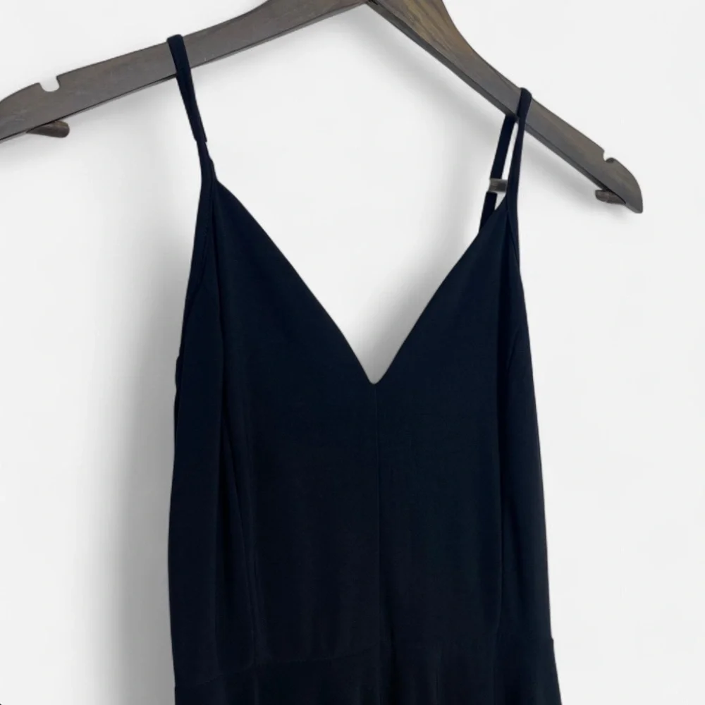 Urban Rose Asymmetrical Black Spaghetti Strap Dress Juniors Size Medium